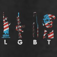 LGBT Pride Trump American Flag 4th Of July 11oz C Handle Ceramic Mug