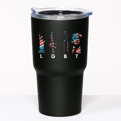 LGBT Pride Trump American Flag 4th Of July Tumbler