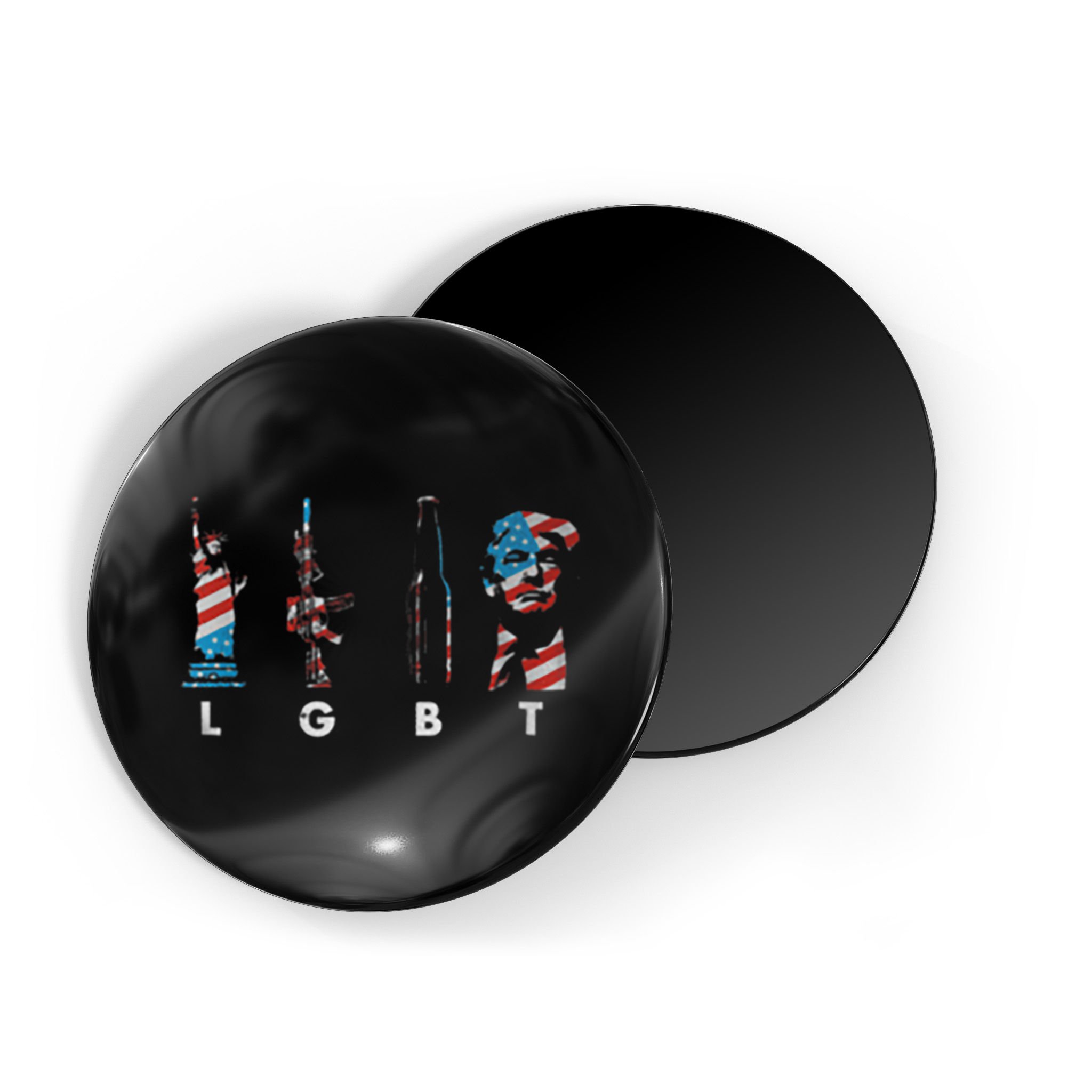 LGBT Pride Trump American Flag 4th Of July Magnet