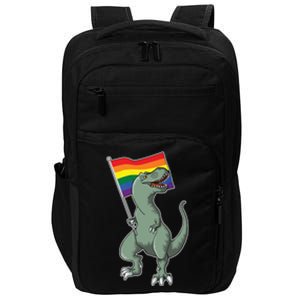 LGBT Pride TRex Dinosaur Impact Tech Backpack