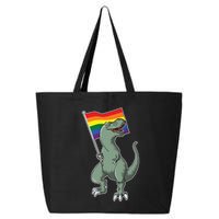 LGBT Pride TRex Dinosaur 25L Jumbo Tote