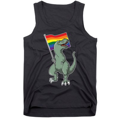 LGBT Pride TRex Dinosaur Tank Top