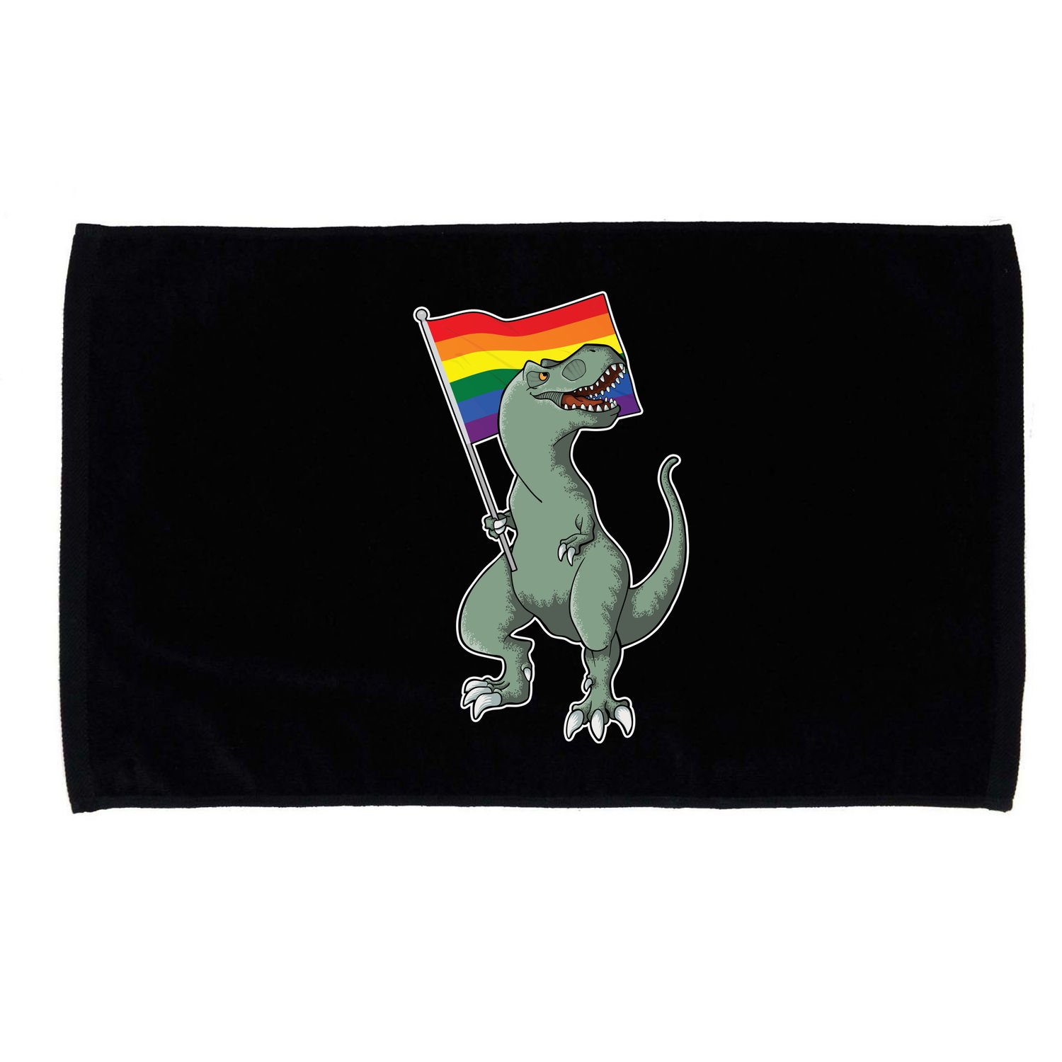 LGBT Pride TRex Dinosaur Microfiber Hand Towel