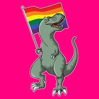 LGBT Pride TRex Dinosaur T-Shirt