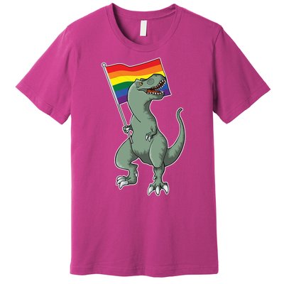 LGBT Pride TRex Dinosaur Premium T-Shirt