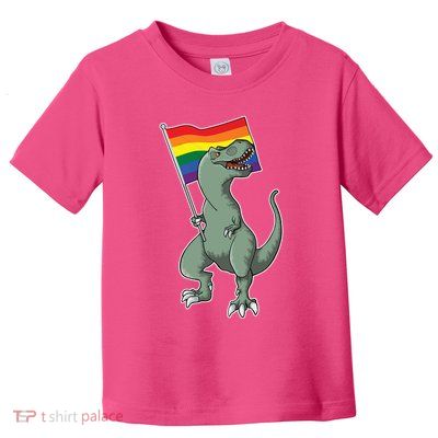 LGBT Pride TRex Dinosaur Toddler T-Shirt