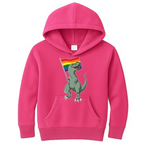 LGBT Pride TRex Dinosaur Kids Hoodie