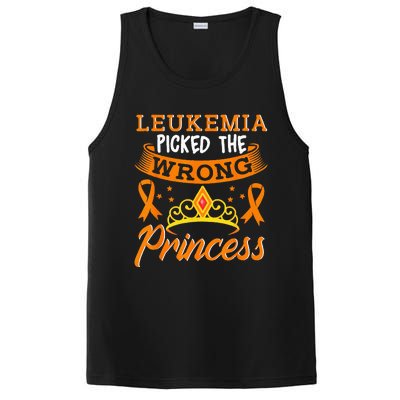 Leukemia Picked The Wrong Princess Cancer Awareness PosiCharge Competitor Tank