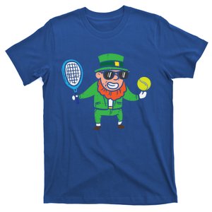 Leprechaun Playing Tennis St Patricks Day Gift T-Shirt