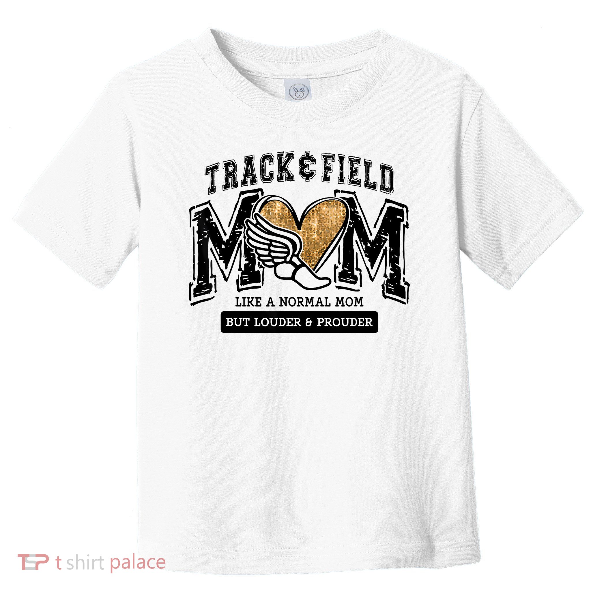 Loud Proud Track Mom Runner Track And Field Mama Toddler T-Shirt