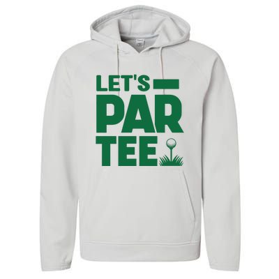 Lets Par Tee Golf Performance Fleece Hoodie