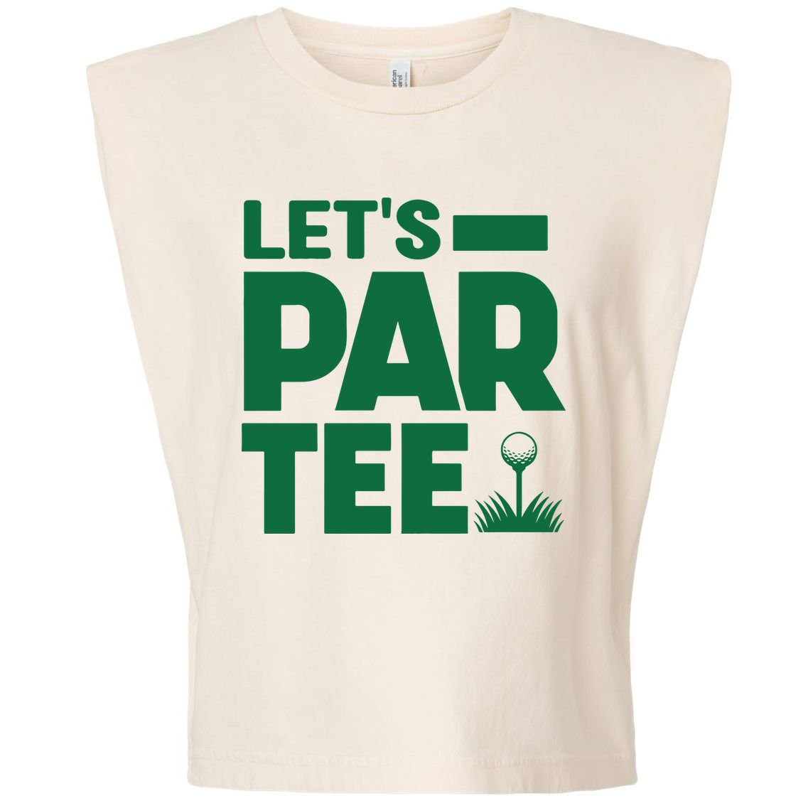 Lets Par Tee Golf Garment-Dyed Women's Muscle Tee