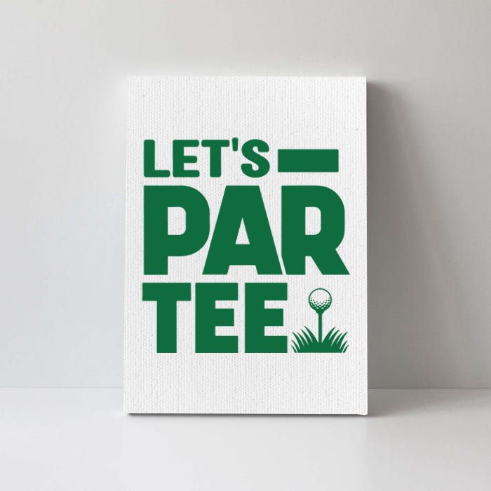 Lets Par Tee Golf Canvas