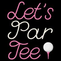 Lets Par Tee Funny Party Golf USA-Made Doggie Bandana