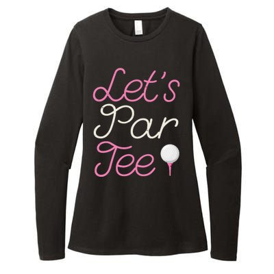 Lets Par Tee Funny Party Golf Womens CVC Long Sleeve Shirt