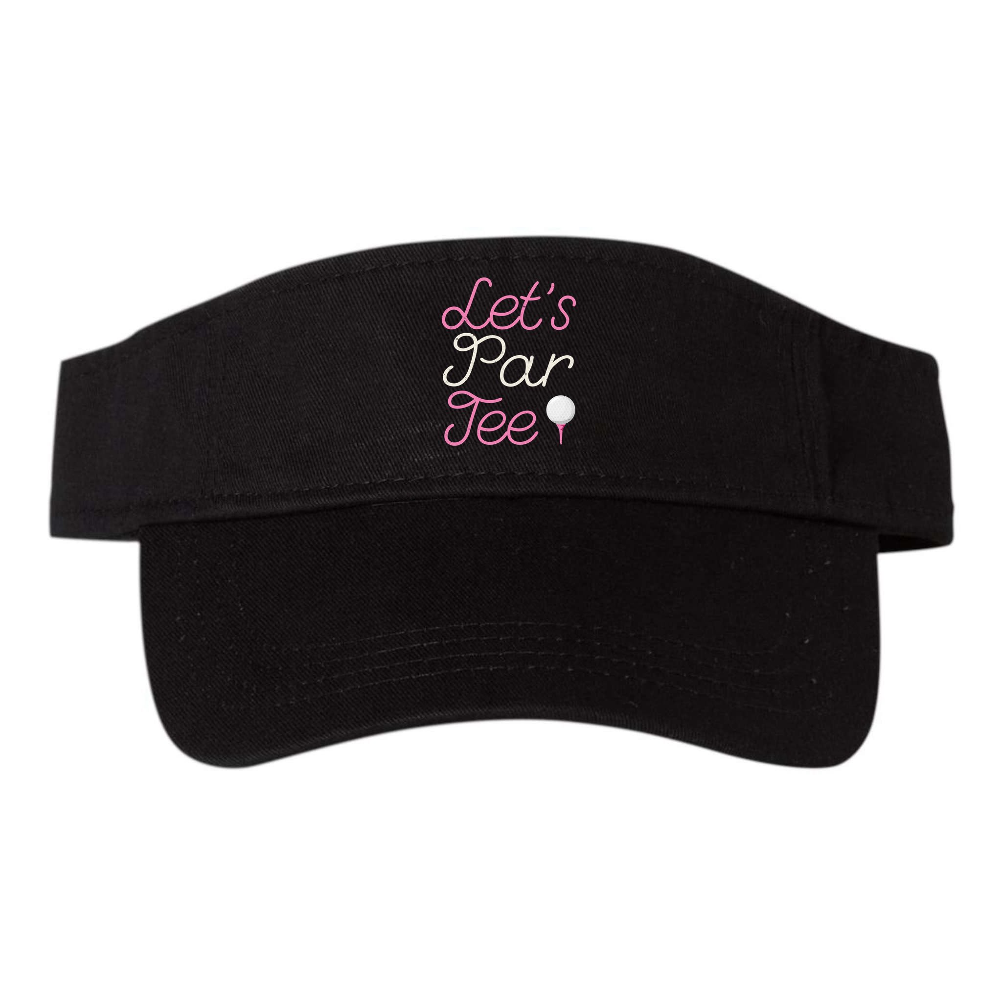 Lets Par Tee Funny Party Golf Visor
