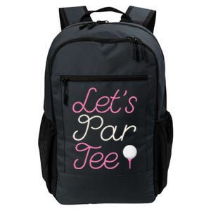 Lets Par Tee Funny Party Golf Daily Commute Backpack