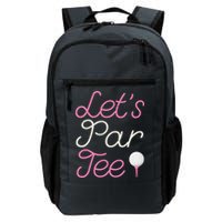 Lets Par Tee Funny Party Golf Backpack