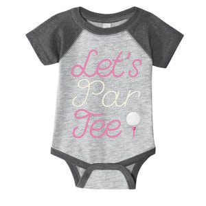 Lets Par Tee Funny Party Golf Infant Baby Jersey Bodysuit