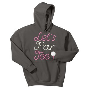 Lets Par Tee Funny Party Golf Kids Hoodie