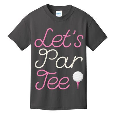 Lets Par Tee Funny Party Golf Kids T-Shirt