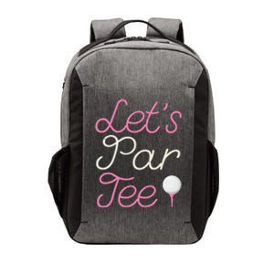 Lets Par Tee Funny Party Golf Vector Backpack