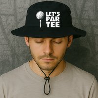 Lets Par Tee Funny Golf Lover Game Day Bucket Hat