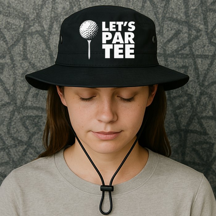 Lets Par Tee Funny Golf Lover Game Day Bucket Hat