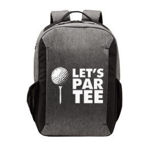 Lets Par Tee Funny Golf Lover Game Day Vector Backpack