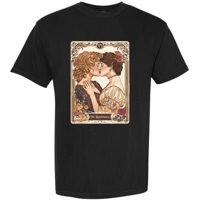 Lesbian Pride Tarot Card And They Were Roommates Garment-Dyed Heavyweight T-Shirt