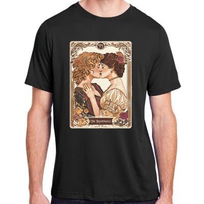 Lesbian Pride Tarot Card And They Were Roommates Adult ChromaSoft Performance T-Shirt