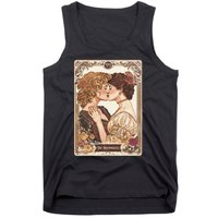 Lesbian Pride Tarot Card And They Were Roommates Tank Top