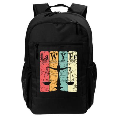 Lawyer Periodic Table Elements Nerd Lawyer Vintage Backpack