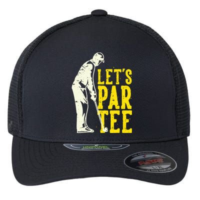 Let's Par Tee Golf Flexfit Unipanel Trucker Cap