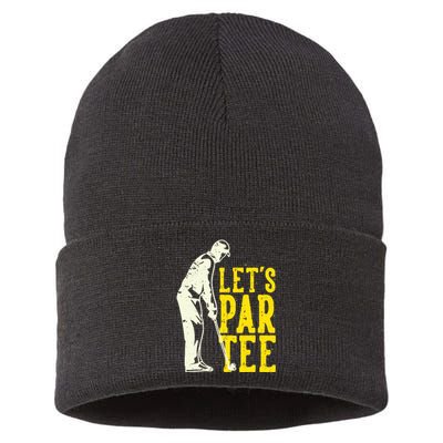 Let's Par Tee Golf Sustainable Knit Beanie