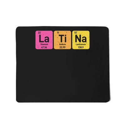 Latina Periodic Table Chemistry Table Of Elements Mousepad