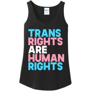 Lgbt Pride Tran Right Are Human Rights Ladies Essential Tank