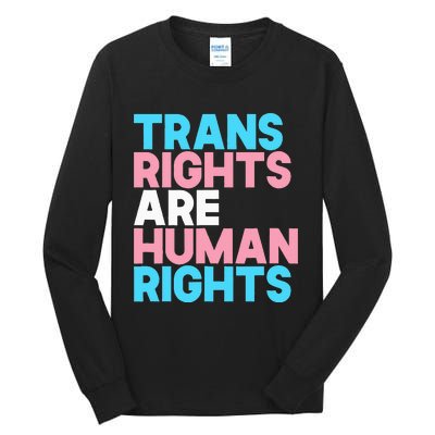 Lgbt Pride Tran Right Are Human Rights Tall Long Sleeve T-Shirt