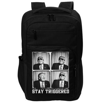 Laughing President Trump Photobooth Stay Triggered Impact Tech Backpack