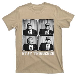 Laughing President Trump Photobooth Stay Triggered T-Shirt