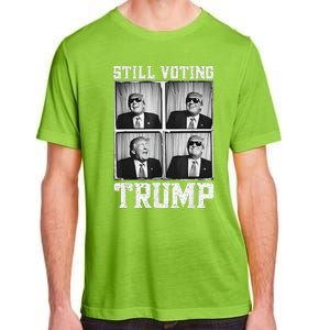 Laughing President Trump Photobooth Still Voting Trump Adult ChromaSoft Performance T-Shirt