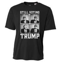 Laughing President Trump Photobooth Still Voting Trump Cooling Performance Crew T-Shirt