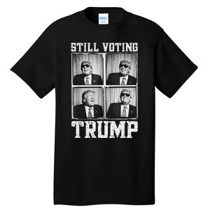 Laughing President Trump Photobooth Still Voting Trump Tall T-Shirt