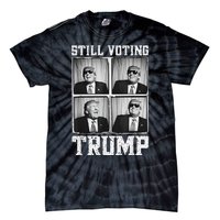 Laughing President Trump Photobooth Still Voting Trump Tie-Dye T-Shirt