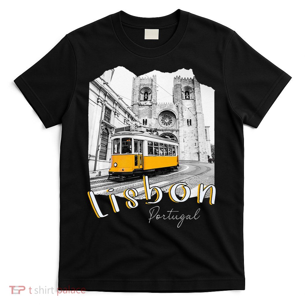 Lisbon Portugal Tram Portuguese Souvenirs Lisboa Lisbon City T-Shirt