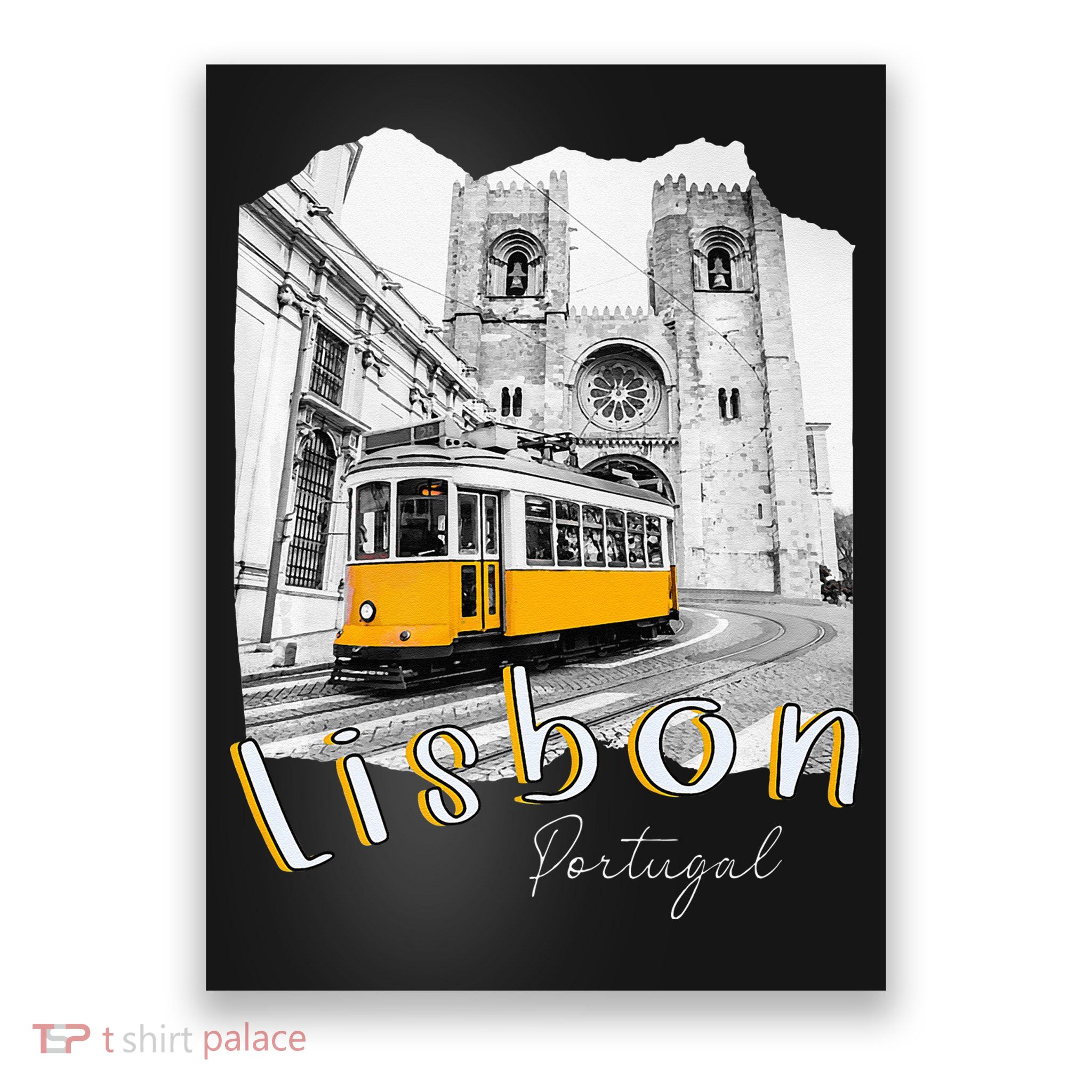 Lisbon Portugal Tram Portuguese Souvenirs Lisboa Lisbon City Poster