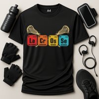 Lacrosse Periodic Table Of Elements Chemistry Sport Cooling Performance Crew T-Shirt