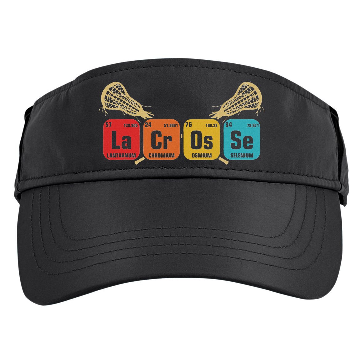 Lacrosse Periodic Table Of Elements Chemistry Sport Adult Drive Performance Visor