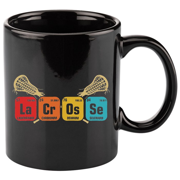 Lacrosse Periodic Table Of Elements Chemistry Sport 11oz C Handle Ceramic Mug