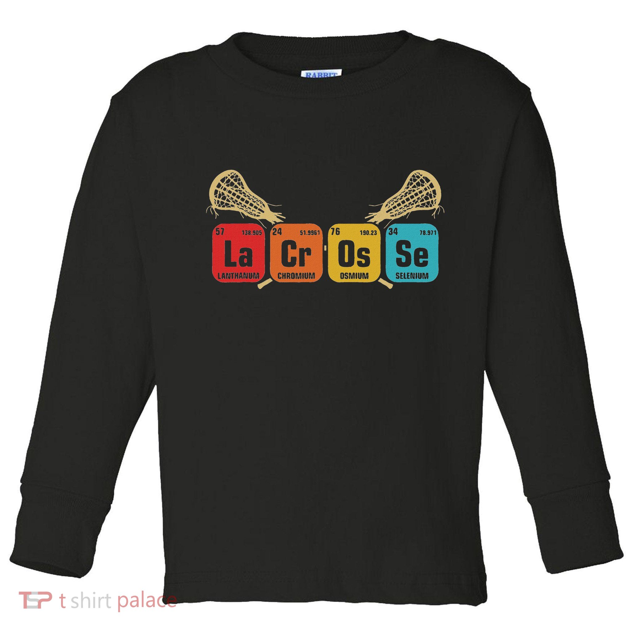 Lacrosse Periodic Table Of Elements Chemistry Sport Toddler Long Sleeve Shirt